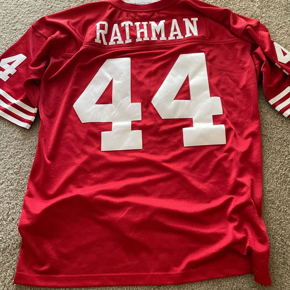 San Francisco 49’er Jersey #44 Tom Rathman